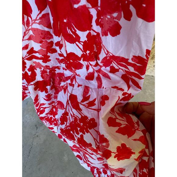 Lane Bryant Dress-Size 22/24-Red & White Floral - Picture 2 of 9